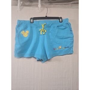Walt Disney World Mickey‎ Mouse Lemon Icon Lounge Shorts Women's XL Drawstring